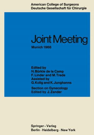 Cover of the book Joint Meeting Munich 1968 by A. Pique, J. Chantraine, D.S. Santallier, J. Rolet