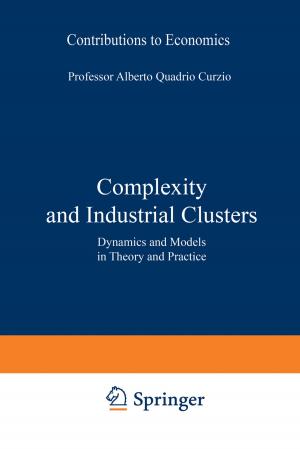 Cover of the book Complexity and Industrial Clusters by Sascha Sardadvar