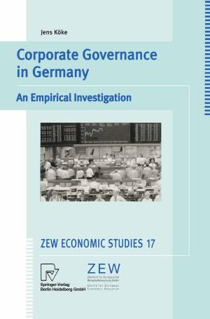 Cover of the book Corporate Governance in Germany by Tanai Khiaonarong, Jonathan Liebena
