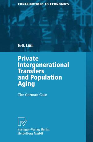 Cover of the book Private Intergenerational Transfers and Population Aging by Nelio Oliveira
