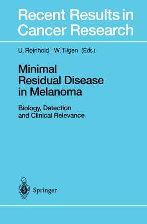 Cover of the book Minimal Residual Disease in Melanoma by Ulrich Hauptmanns