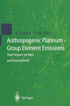 Cover of the book Anthropogenic Platinum-Group Element Emissions by Sebastian Boblest, Thomas Müller, Günter Wunner