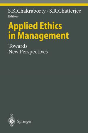 Cover of the book Applied Ethics in Management by Eckart Zitzler