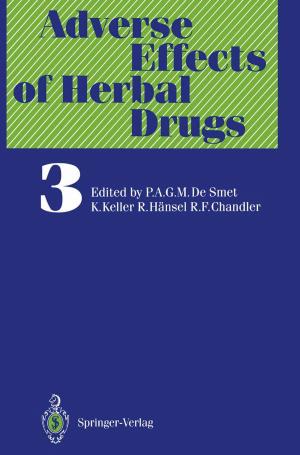 Cover of the book Adverse Effects of Herbal Drugs by Thomas Holzinger, Martin Sturmer