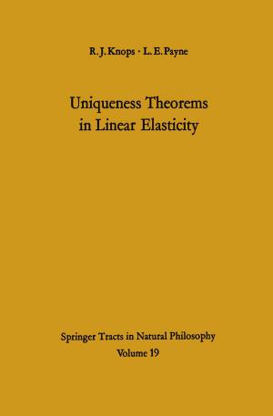 Cover of the book Uniqueness Theorems in Linear Elasticity by Hamlet A. Peterson