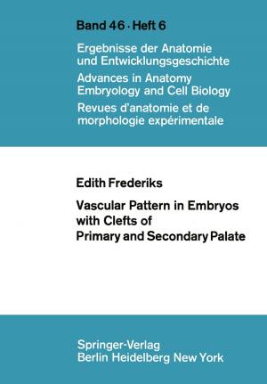 Cover of the book Vascular Pattern in Embryos with Clefts of Primary and Secondary Palate by Mathias Scholz