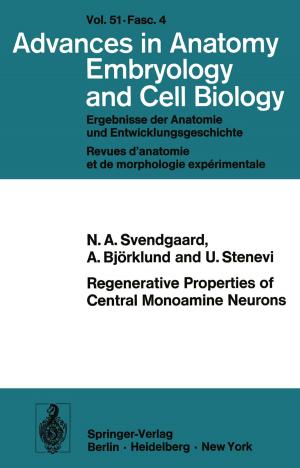 Cover of the book Regenerative Properties of Central Monoamine Neurons by Rudolf Grünig, Richard Kühn
