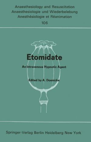 Cover of the book Etomidate by Rudolf Brockhaus, Wolfgang Alles, Robert Luckner