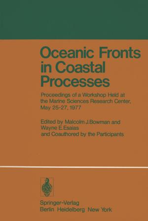 Cover of the book Oceanic Fronts in Coastal Processes by Enrique Abad