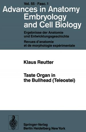 Cover of the book Taste Organ in the Bullhead (Teleostei) by Georg Disterer