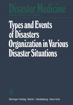 Cover of the book Types and Events of Disasters Organization in Various Disaster Situations by Magdalena Gromada, Gennady Mishuris, Andreas Öchsner