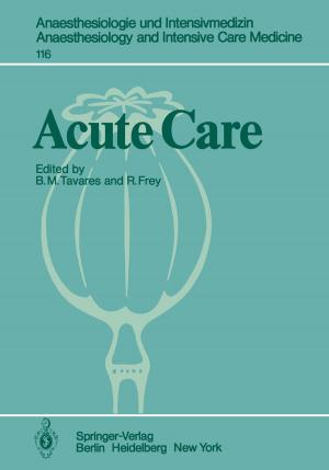 Cover of the book Acute Care by Tapan K. Gupta