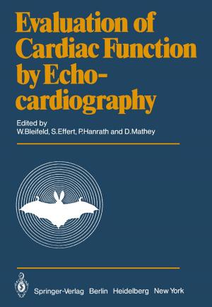 Cover of the book Evaluation of Cardiac Function by Echocardiography by Fengxian Xin, Tianjian Lu
