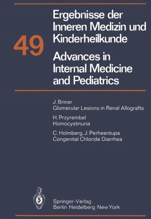 Cover of Ergebnisse der Inneren Medizin und Kinderheilkunde / Advances in Internal Medicine and Pediatrics