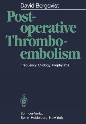 Cover of the book Postoperative Thromboembolism by Ulrich Holzbaur, Edwin Jettinger, Bernhard Knauß, Ralf Moser, Markus Zeller