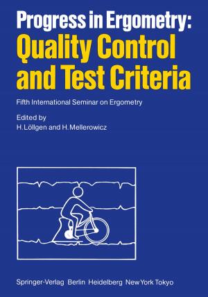 Cover of Progress in Ergometry: Quality Control and Test Criteria