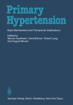 Cover of the book Primary Hypertension by Wolfgang A. Halang, Rudolf M. Konakovsky