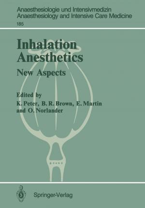 Cover of the book Inhalation Anesthetics by Diana Morschhäuser, Wilhelm Fischer, Michael Jakob