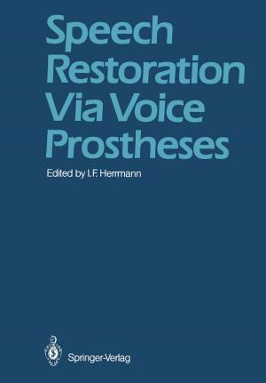 Cover of the book Speech Restoration Via Voice Prostheses by Claudius Gros
