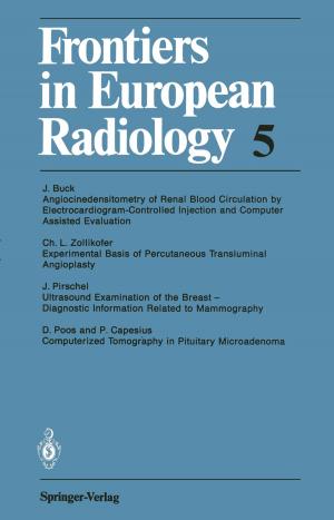 Cover of the book Frontiers in European Radiology by Guangjun Zhang