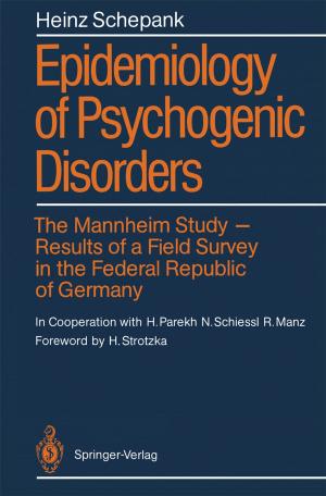 Cover of the book Epidemiology of Psychogenic Disorders by D. Lange, O. Brand, H. Baltes