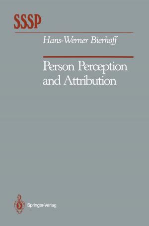 Cover of the book Person Perception and Attribution by Silvio Wilde