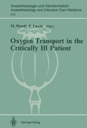 Cover of the book Oxygen Transport in the Critically Ill Patient by Verena Buschert