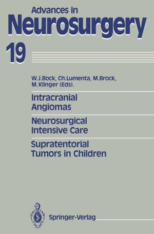 Cover of the book Intracranial Angiomas. Neurosurgical Intensive Care. Supratentorial Tumors in Children by 