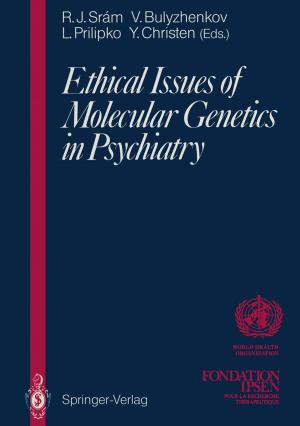 Cover of the book Ethical Issues of Molecular Genetics in Psychiatry by Yuan Wang