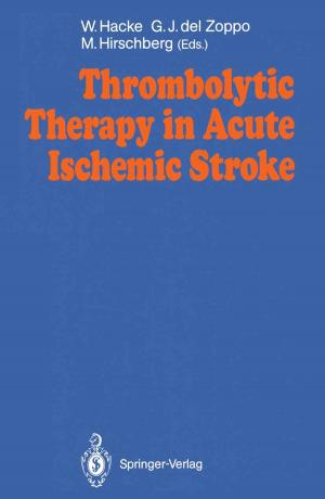 Cover of the book Thrombolytic Therapy in Acute Ischemic Stroke by Rafail Khasminskii, Grigori Noah Milstein