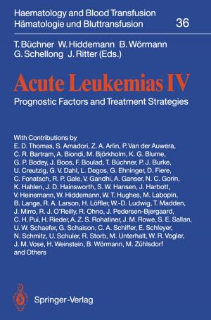 Cover of the book Acute Leukemias IV by Manfred Domrös, Gongbing Peng