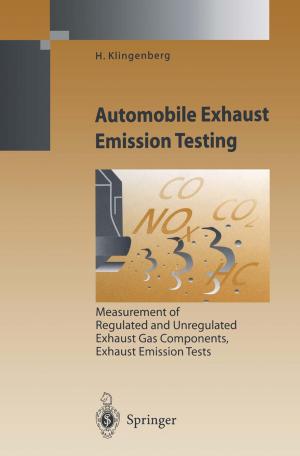 Cover of the book Automobile Exhaust Emission Testing by J. Boldt, D.J. Cole, F. Cortbus, M.T. Grauer, A Haass, Heinrich Iro, E.T. Riley, K.W. Ruprecht, R. Schell, V. Scherer, W.I. Steudel, G. Stier, F. Waldfahrer