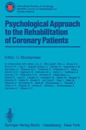 Cover of the book Psychological Approach to the Rehabilitation of Coronary Patients by Ulrike Schara, Christiane Schneider-Gold, Bertold Schrank, Adela Della Marina
