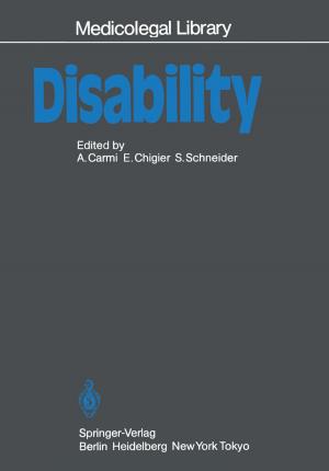 Cover of the book Disability by Giorgio Pellanda, Gianni R. Rossi, Willy Oggier