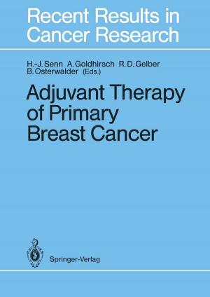 Cover of the book Adjuvant Therapy of Primary Breast Cancer by J. Stastna, Milan Dvorak, S. Cech, P. Travnik, D. Horky