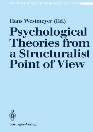 Cover of the book Psychological Theories from a Structuralist Point of View by 