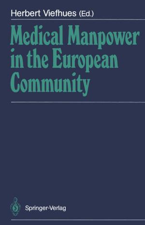 Cover of the book Medical Manpower in the European Community by Wulff Plinke, Mario Rese