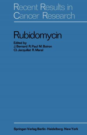 Cover of the book Rubidomycin by Isaäc van der Waal, Leo M. Sreebny