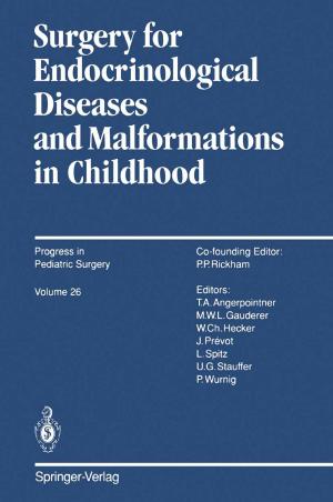 Cover of the book Surgery for Endocrinological Diseases and Malformations in Childhood by Jürgen Lemke