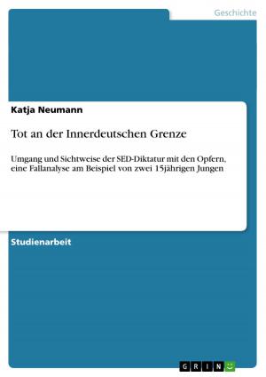 Cover of the book Tot an der Innerdeutschen Grenze by Michael Pluge