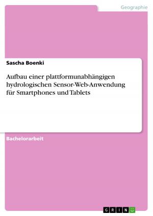 Cover of the book Aufbau einer plattformunabhängigen hydrologischen Sensor-Web-Anwendung für Smartphones und Tablets by F. Sebastian Hack