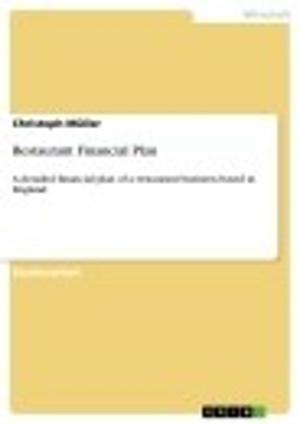 Cover of the book Restaurant Financial Plan by Claas Hanson