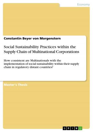 Cover of the book Social Sustainability Practices within the Supply Chain of Multinational Corporations by Christina Reuter