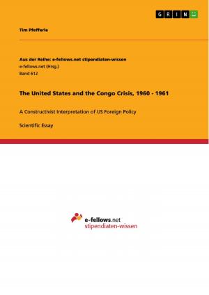 Book cover of The United States and the Congo Crisis, 1960 - 1961