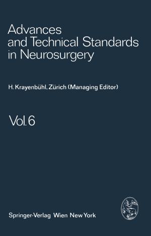 Cover of the book Advances and Technical Standards in Neurosurgery by Jeremy Ganz