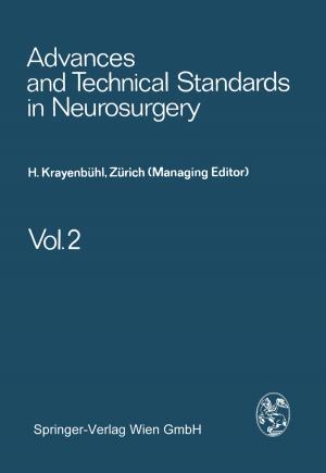Cover of the book Advances and Technical Standards in Neurosurgery by Jeremy Ganz