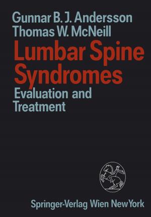 Cover of the book Lumbar Spine Syndromes by Patrick D. Guinan, Kenneth J. Printen, James L. Stone, James S.T. Yao