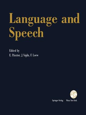 Cover of the book Language and Speech by Peter W. Becker