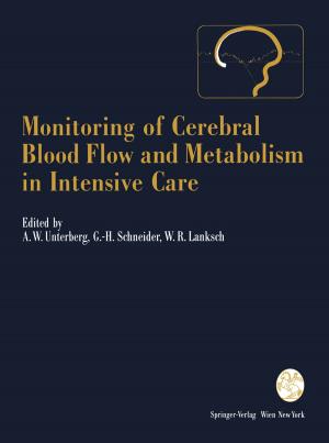 Cover of the book Monitoring of Cerebral Blood Flow and Metabolism in Intensive Care by Joseph Horovitz