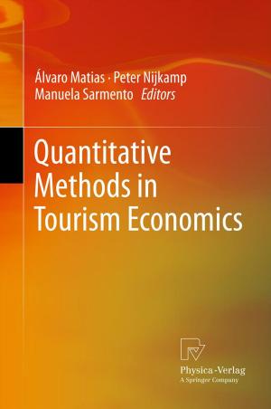 Cover of the book Quantitative Methods in Tourism Economics by Jella Pfeiffer